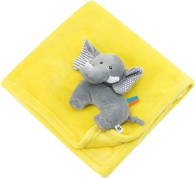 Κουβέρτα Fleece Αγκαλιάς (68.5x100) Zoocchini Elephant