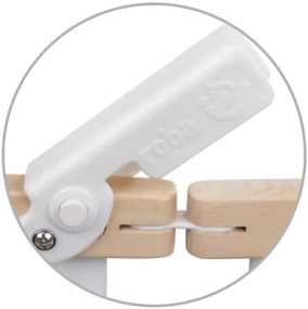 Κρεβάτι βρεφικό Fold Up-Φυσικό - Λευκό