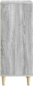 vidaXL Πλαϊνό γραφείο Γκρι Sonoma 33 x 34,5 x 90 εκ Επεξεργασμένο Ξύλο