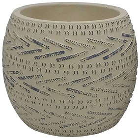 Κασπώ 06-00-23405 Φ18x15,5cm Beige Marhome Κεραμικό