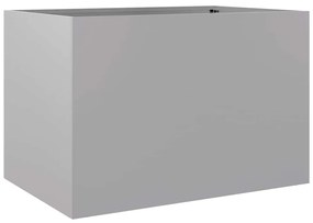 vidaXL Ζαρντινιέρα Ασημί 62x40x39 εκ. από Γαλβανισμένο Χάλυβα