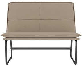 vidaXL Πάγκος Καπουτσίνο 100x75x76 εκ. από Συνθετικό Δέρμα