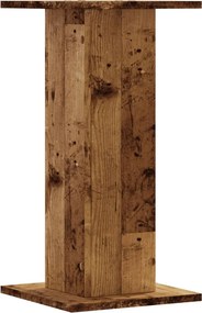 vidaXL Βάσεις Φυτών 2 τεμ. Όψη Παλαιού Ξύλου 30x30x60 εκ. Επεξ. Ξύλο