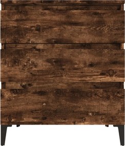 vidaXL Ντουλάπι Καπνιστή Δρυς 60x35x70 εκ. από Επεξεργασμένο Ξύλο