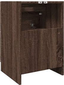 vidaXL Ντουλάπι Νιπτήρα Καφέ Δρυς 40x37x59 εκ. Επεξεργασμένο Ξύλο