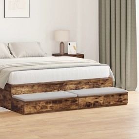 vidaXL Συστήματα Φυλάκης Καπνιστού Δρυός 135x36,5x16,5 εκ Από Ξύλο