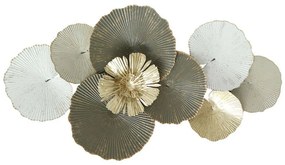 Διακοσμητικό Τοίχου Νούφαρο 825752 93,3x7,6x49,5cm Multi Ankor Metal