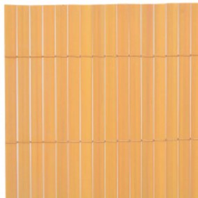 vidaXL Περίφραξη Κήπου Διπλής Όψης Κίτρινη 110 x 300 εκ.