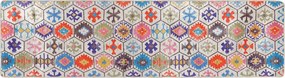 vidaXL Χαλί Πλενόμενο Αντιολισθητικό Πολύχρωμο 80 x 300 εκ.