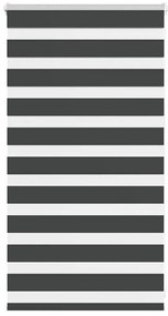 vidaXL Ζέβρα τυφλή Μαύρο Πλάτος υφάσματος 80,9 εκ. Πολυεστέρας