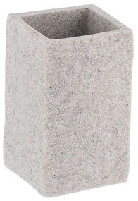 Ποτήρι Μπάνιου Stone 06.61120180 White Polyresin