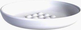 Stewehome Σετ μπάνιου 5 τεμαχίων από πλαστικό Λευκό 8x20 cm