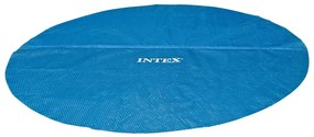 INTEX Κάλυμμα Πισίνας Ηλιακό Μπλε 348 εκ. από Πολυαιθυλένιο
