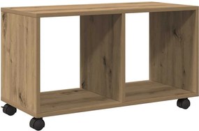 vidaXL Ντουλάπι Τροχήλατο Αρτισιανή Δρυς 72x33x42,5 εκ. Επεξ. Ξύλο