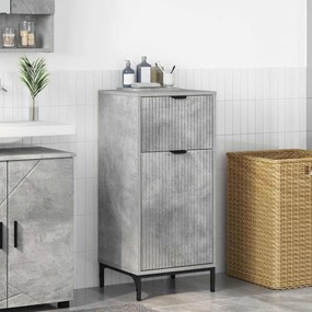 vidaXL Ντουλάπι Μπάνιου Σκυρόδεμα Γκρι 39,5 x 36 x 88 εκ