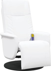 vidaXL Λευκός 71 x 90 x 105 εκ. Τεχνητό Δέρμα
