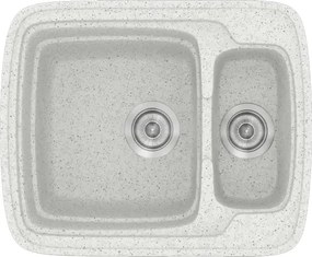 Sanitec Classic 314 (60×51) - Γρανιτένιος νεροχύτης - Granite WHITE