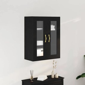 vidaXL Ντουλάπα τοίχου Επιτοίχιο Μαύρη δρυς 69.5 x 34 x 90 εκ.