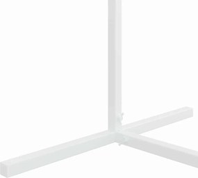 vidaXL Αψίδα Γάμου Λευκό 150 x 49,5 x 200 εκ Ατσάλι