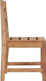 vidaXL Καρέκλες Κήπου 2 τεμ. από Μασίφ Ξύλο Teak