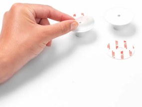 Σετ 2 κρεμάστρων Brabantia ReNew 1003486, Περιλαμβάνεται σετ τοποθέτησης, Μέχρι 2 kg, Λευκό