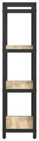 vidaXL Βιβλιοθήκη Sonoma Δρυς 60 x 30 x 118 εκ MDF και Χάλυβας