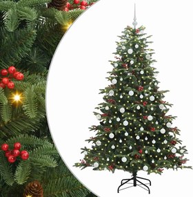 vidaXL Τεχνητό Χριστουγεννιάτικο Δέντρο με 300 LED Πράσινο 180 cm