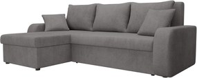 Γωνιακός καναπές Kris-Γκρι Σκούρο
