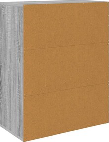 vidaXL Ντουλάπι Γκρι Sonoma 60x30x75 εκ. από Επεξεργασμένο Ξύλο