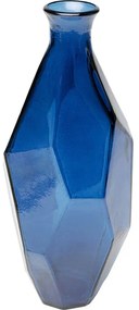 Βάζο Origami Μπλε 13x13x31 εκ. - Μπλε