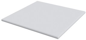 vidaXL Στρώματα Λευκό 200 x 200 cm 100% ύφασμα πολυεστέρα με τζακάρ