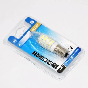 LED ΛΑΜΠΑ E14 5W/400Lm/6000K C37-5W-W-C37-5W-W
