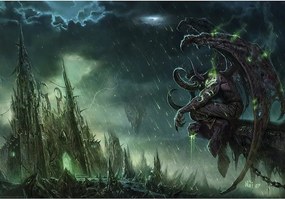 Αφίσα World of Warcraft - Illidan Stormrage, (91.5 x 61 cm)
