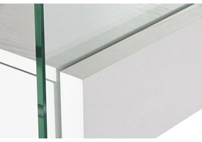 Ράφια DKD Home Decor Λευκό Διαφανές Κρυστάλλινο Ξύλο MDF 90 x 35 x 180 cm (1)