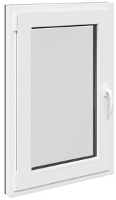 vidaXL Παράθυρο Υπογείου "RISOR" 60x100 εκ. Ανακλινόμενο & Περιστρεφόμενο DIN Αριστερό Ανθρακί