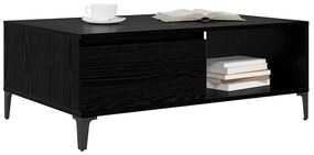 vidaXL Τραπεζάκι σαλονιού Μαύρη δρυς 90 x 60 x 35 cm