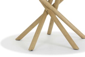 Τραπέζι Springfield 225, Ανοιχτό καφέ, 76cm, Φυσικό ξύλο καπλαμά, Ινοσανίδες μέσης πυκνότητας | Epipla1.gr