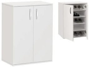 Παπουτσοθήκη - Ντουλάπι Manolo Megapap χρώμα λευκό 60x38x81,4εκ.