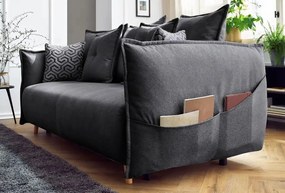 3-Seat Sofa-Bed Puffy - Anthracite Anthracite