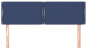 vidaXL Κεφαλάρια Μπλε 144x5x78/88 εκ. Ύφασμα
