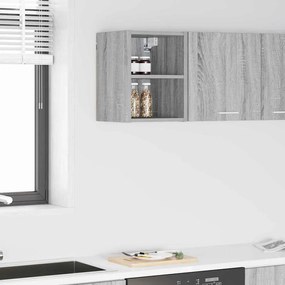 vidaXL Κρεμαστό ντουλάπι Γκρίζο Σονομα 30 x 29,5 x 40 εκ.