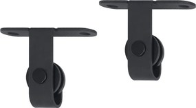 vidaXL Μηχανισμός Συρόμενης Πόρτας Μίνι 183 εκ. Ανθρακοχάλυβας