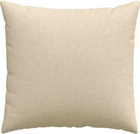 vidaXL Μαξιλάρι Καναπέ 2 pcs Κρεμ 45 x 45 cm ύφασμα