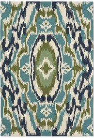 Χαλί Ixora Emerald 442007 Turquoise-Green Harlequin 160X230cm