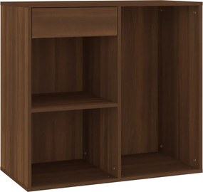 808840 vidaXL Ντουλάπι Καλλυντικών Καφέ Δρυς 80x40x75 εκ. Επεξ. ξύλο