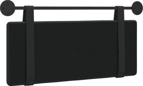 vidaXL Κρεμαστό Κεφαλάρι Επιτοίχιο Μαύρο 100 cm Τεχνητό Δέρμα