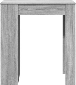 vidaXL Τραπέζι Μπαρ Γκρι Sonoma 95x47x103,5 εκ. από Επεξεργ. Ξύλο