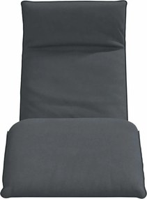 vidaXL Ξαπλώστρα Πτυσσόμενη Ανθρακί 175x54x8,5 εκ. Ύφασμα Oxford