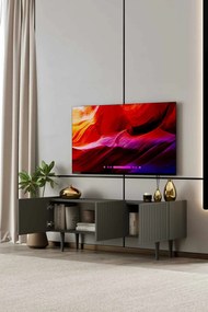 Έπιπλο Τηλεόρασης Γκρι CLOPRA 120x29x20