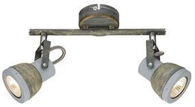Σποτ Δίφωτο Aca Inka MC167792R Grey Matt/ Rust